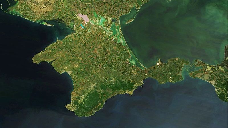 Cпутниковый снимок Крыма