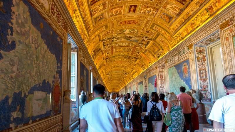 Галерея Ватикана. Рим. Италия