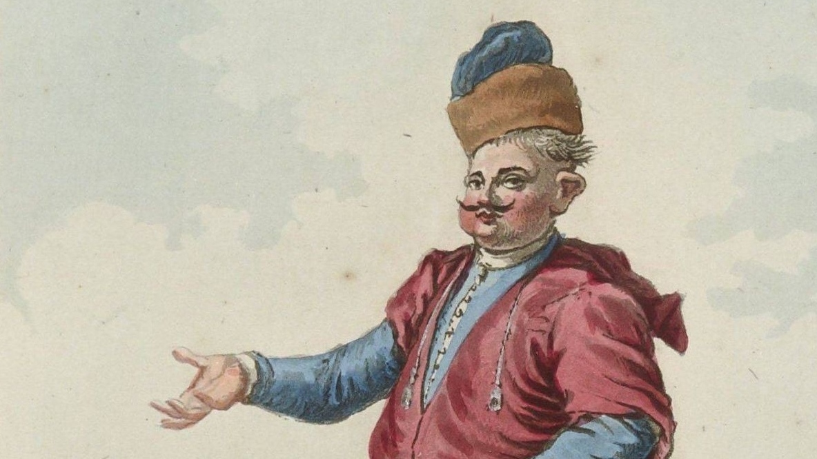 Жан Пьер Норблен де ла Гурден. Польский шляхтич (фрагмент). 1790