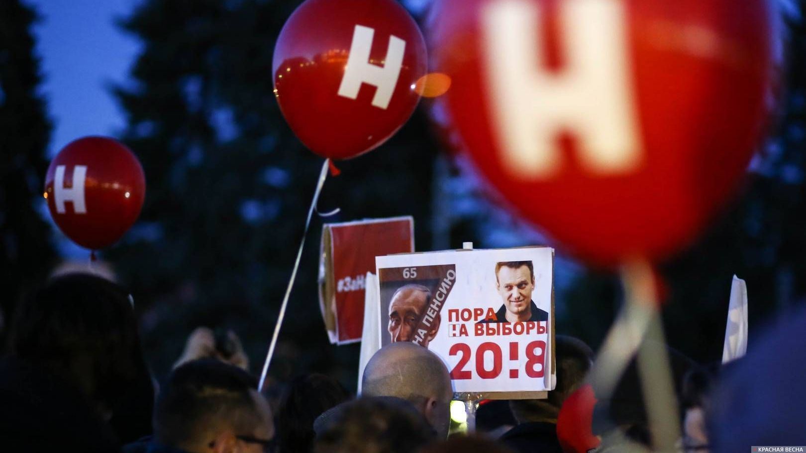 Митинг. Навальный