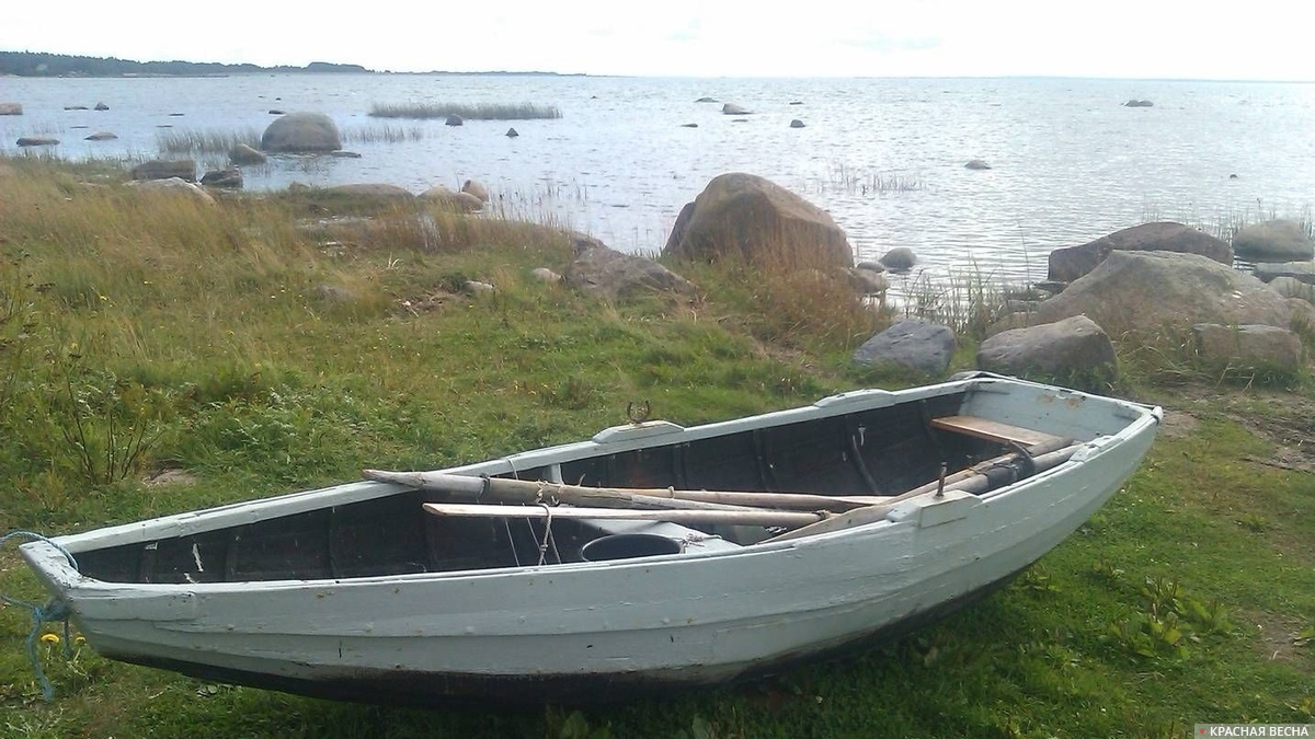 Рыбацкая лодка, остров Прангли, Эстония