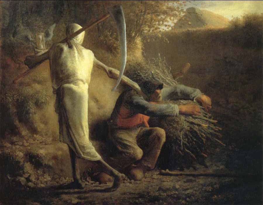 Жан-Франсуа Милле. Смерть и дровосек. 1859(3)