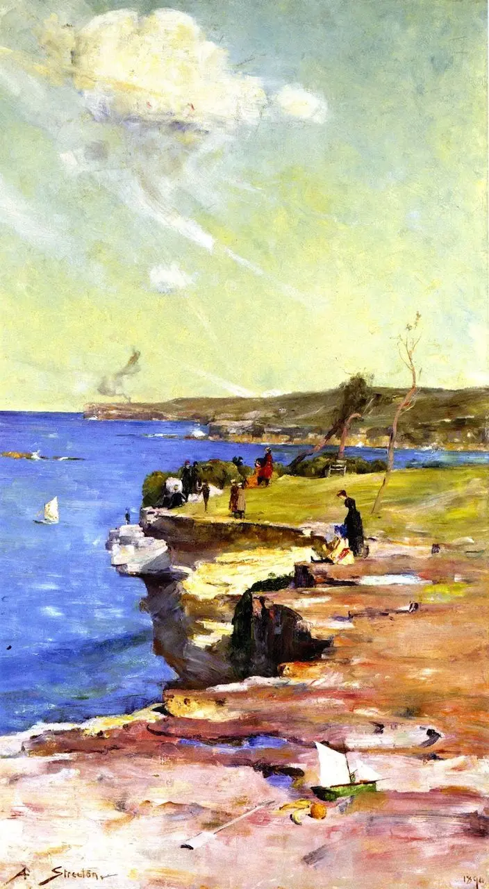 Артур Эрнест Стритон. Синий Тихий океан. 1890