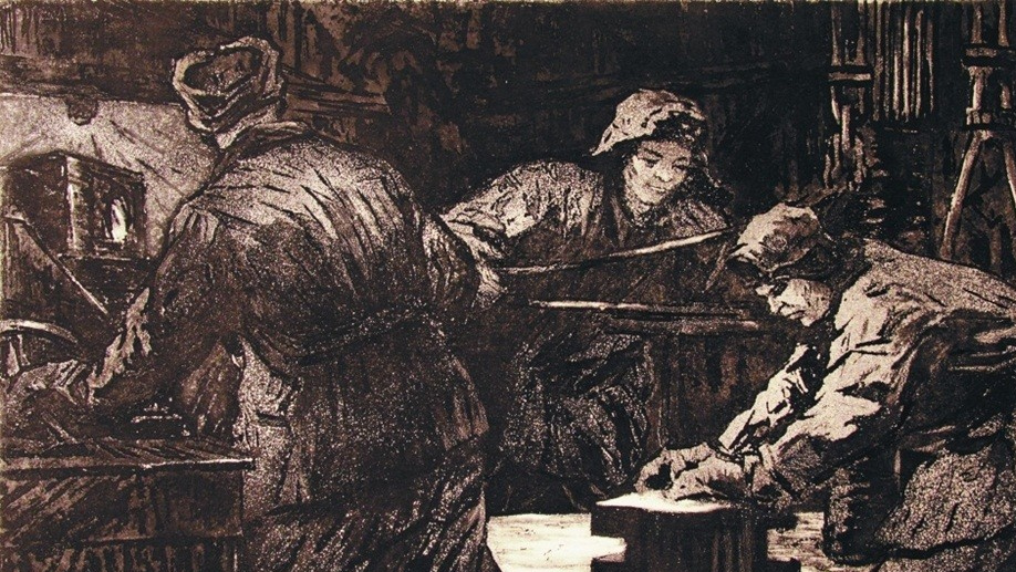 Павел Быстров. Буровики. Нефтяники Тэбука. 1963