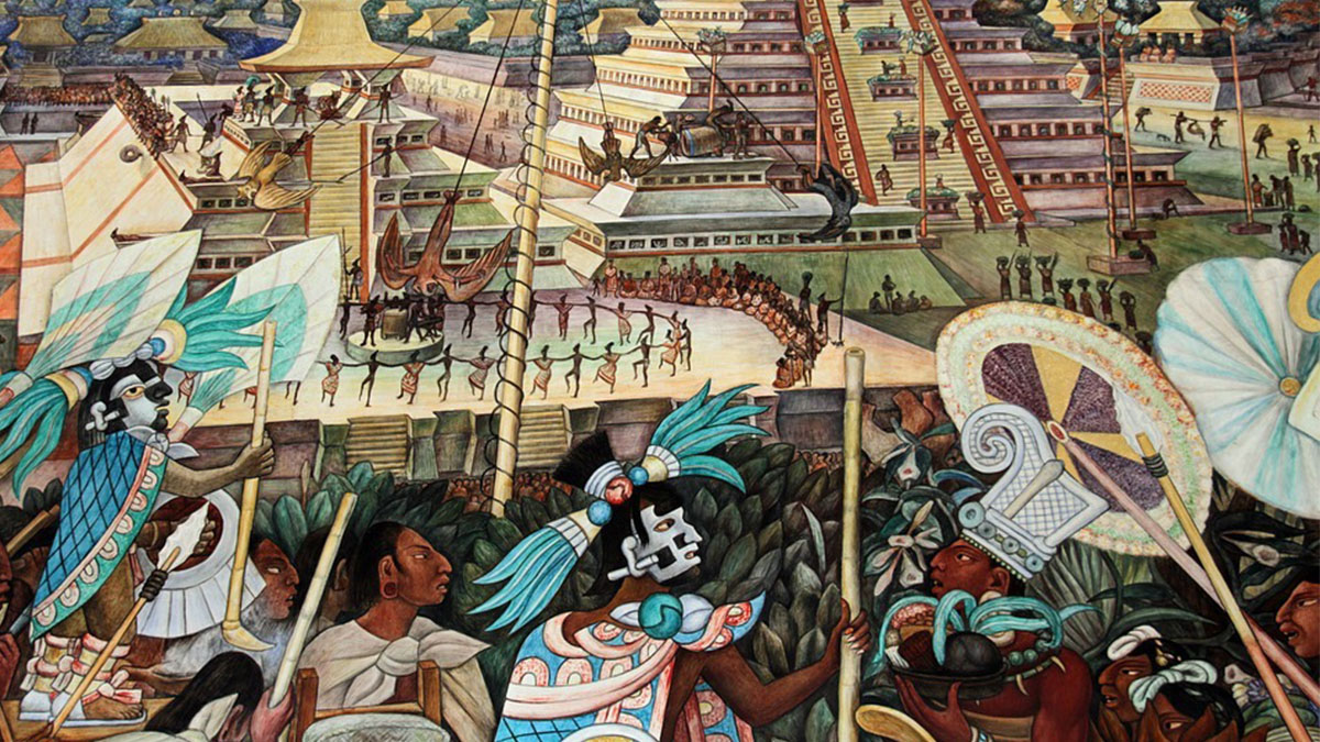 Фреска Диего Ривера. Мексика
