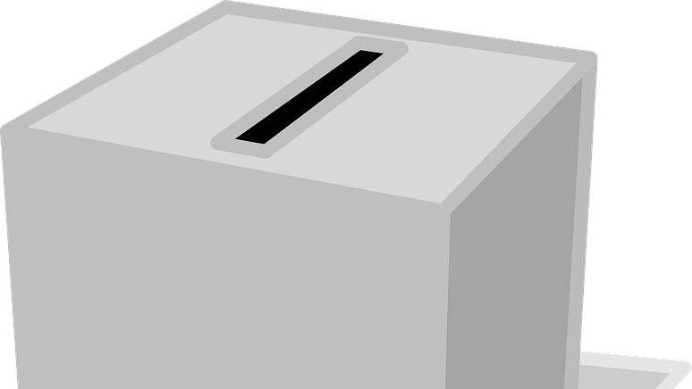 election, vote, box