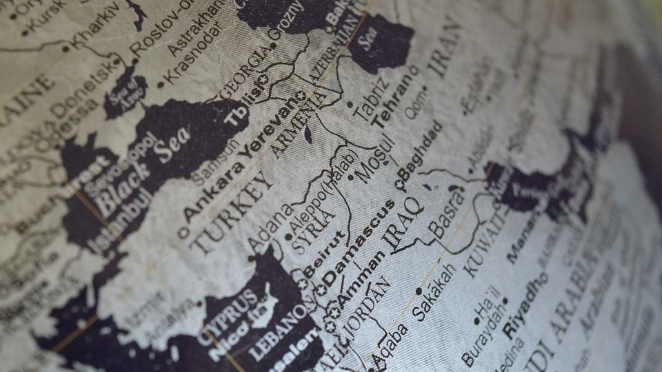Карта. Ближний Восток