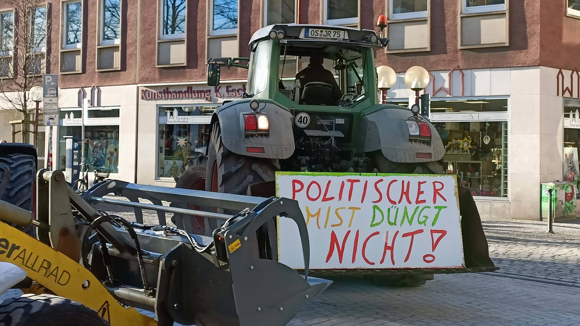 Демонстрация фермеров в Германии