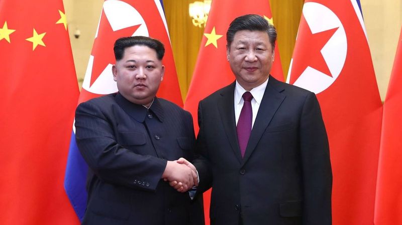 Ким Чен Ын и Си Цзиньпин.