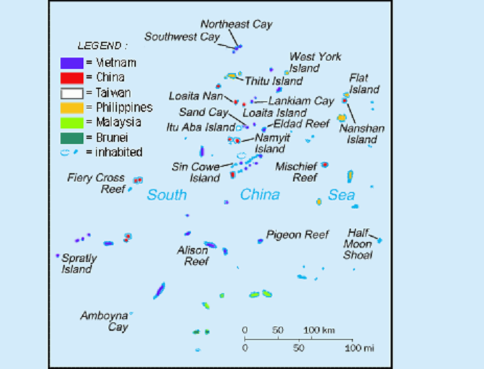 Военные поселения на островах Спратли