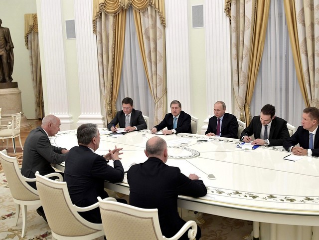 Встреча Владимира Путина с Беном ван Берденом [kremlin.ru]