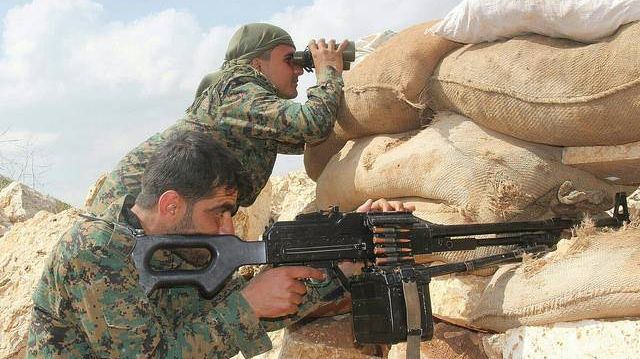 Курдские бойцы