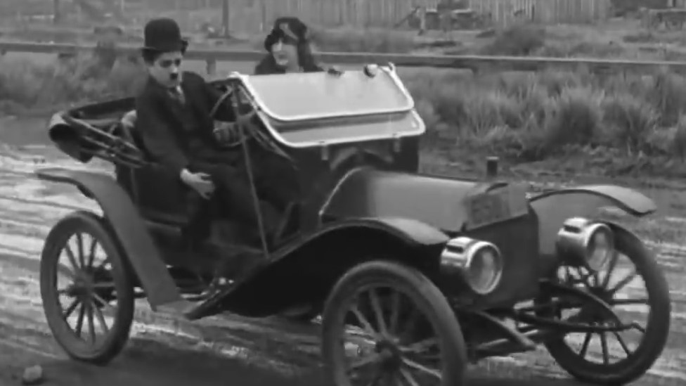 Цитата из кф «Бегство в автомобиле». Чарли Чаплин. (США, 1915 год)