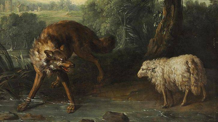 Жан-Батист Удри. Волк и ягненок. 1740-е