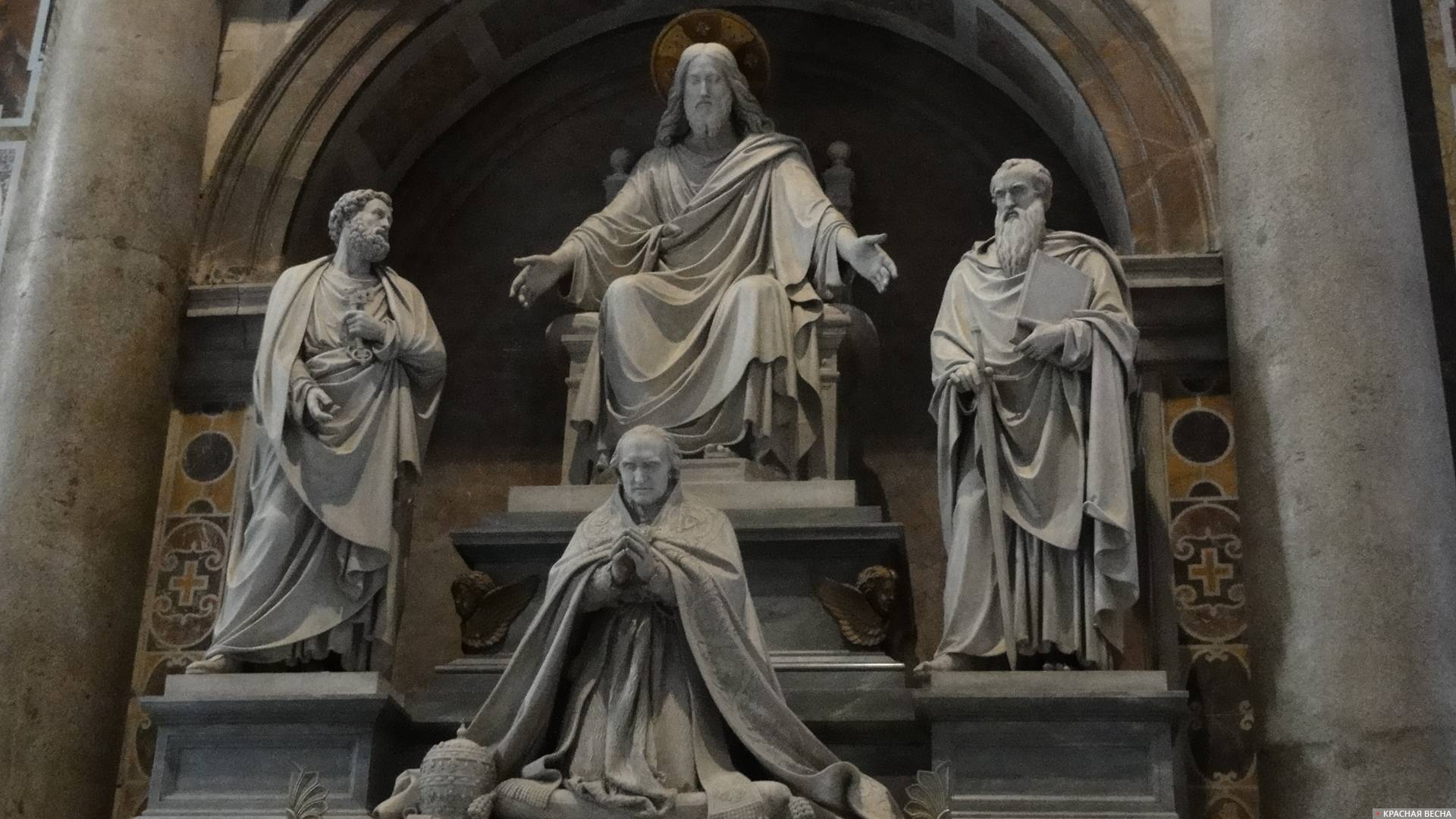 Италия. Ватикан, статуя Христа
