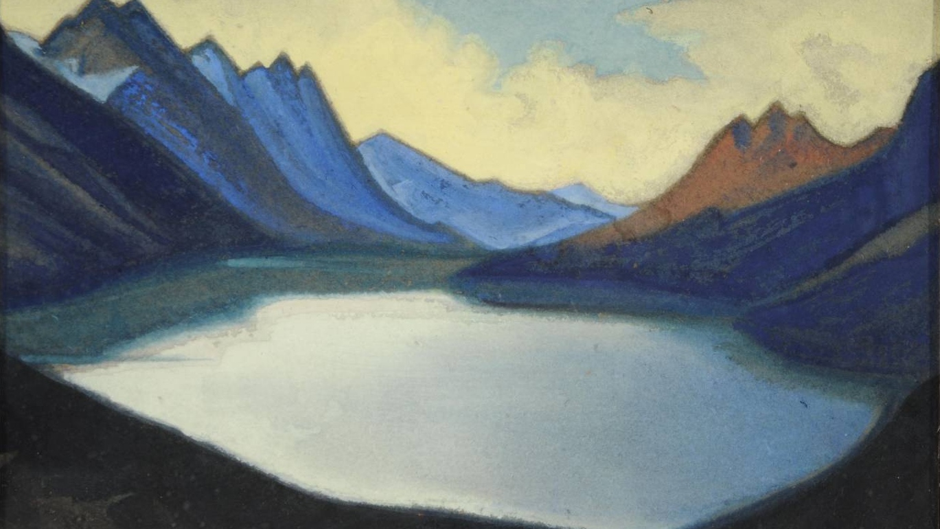 Николай Рерих. Кашмир. Горное озеро. 1945