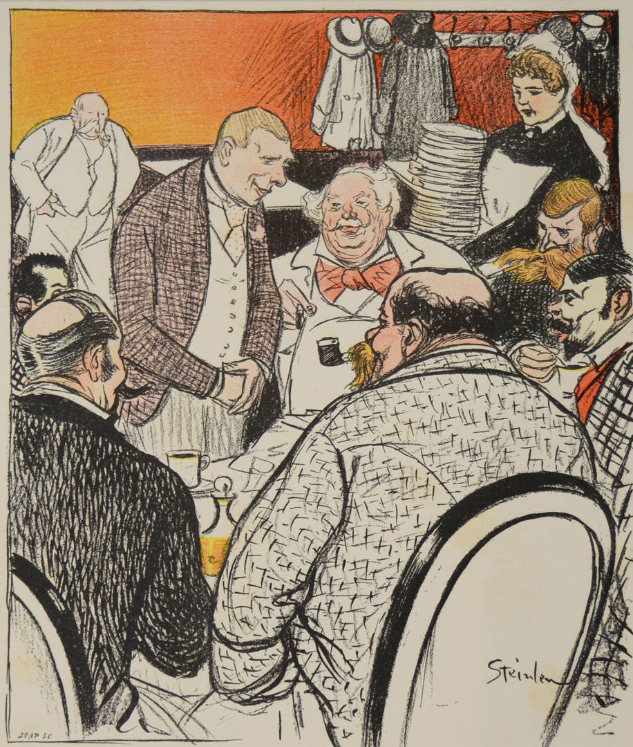 Теофиль Александр Стейнлен. Монету бы... 1895