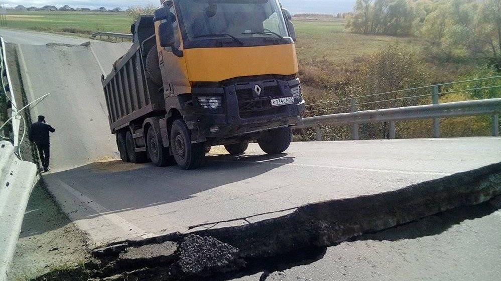 В Мордовии обрушился мост