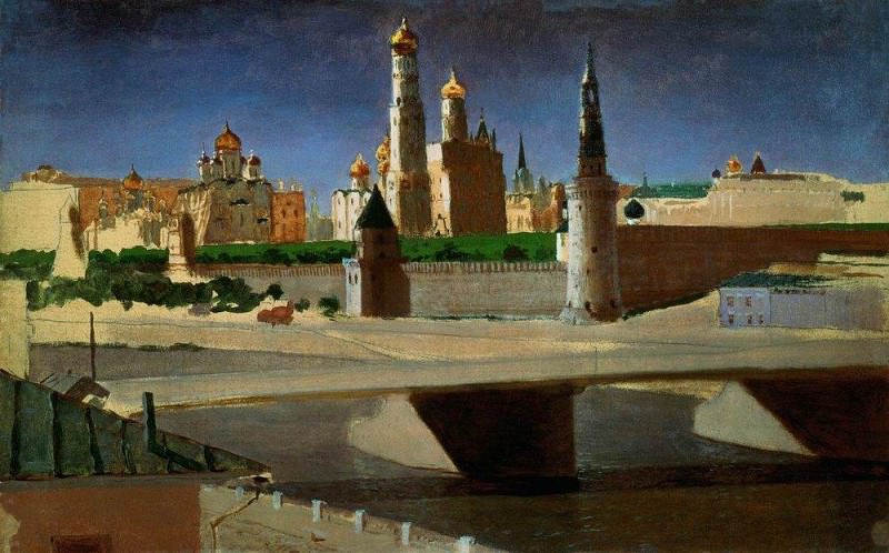 Архип Куинджи. Москва. Вид на Кремль со стороны Замоскворечья. 1882