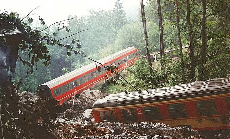 Авария поезда