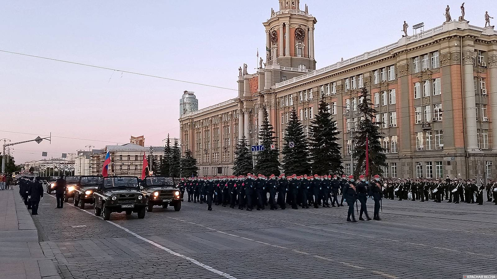 Репетиция парада Победы в Екатеринбурге