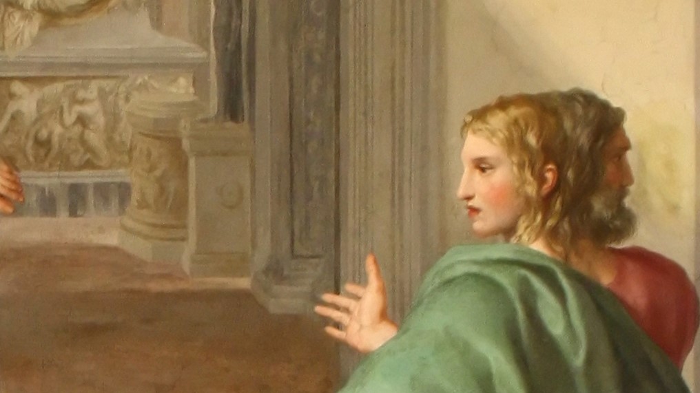 Антон Рафаэль Менгс. Триумф истории над временем (фрагмент). 1772