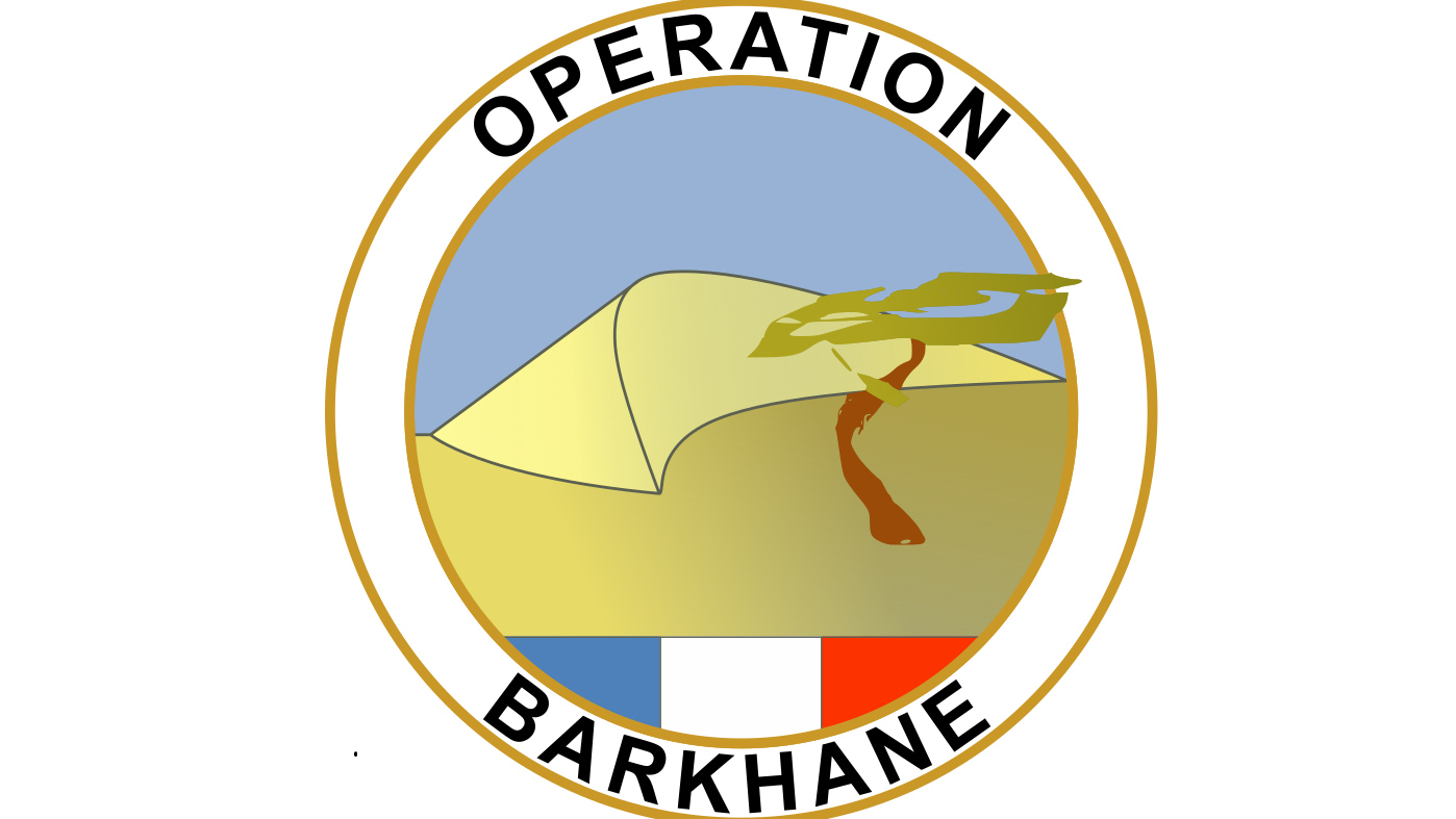 Эмблема военнослужащих операции «Бархан»