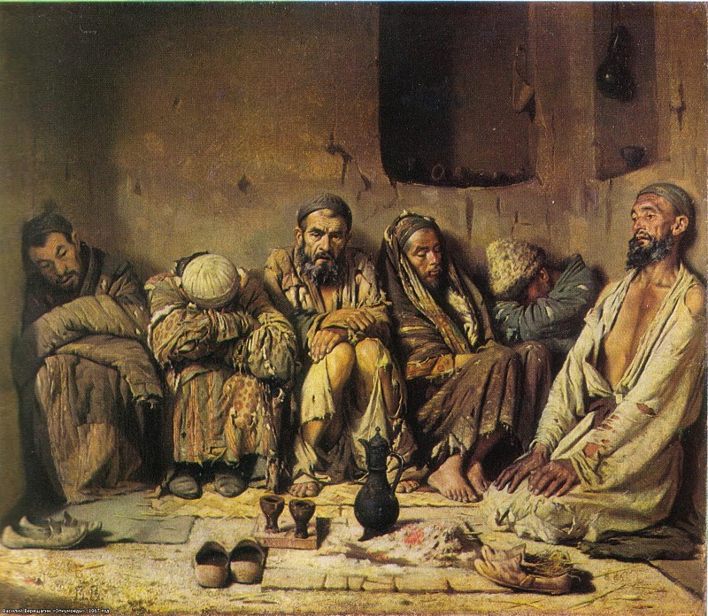 Василий Верещагин. Опиумоеды. 1868