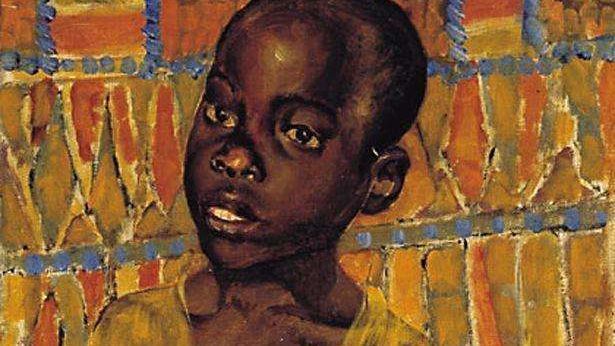 Кузьма Петров-Водкин. Африканский мальчик (фрагмент). 1907 год.