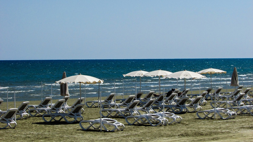 Пустой пляж. Республика Кипр