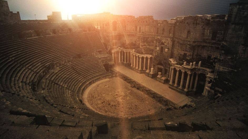 Римский театр, bosra, Сирия