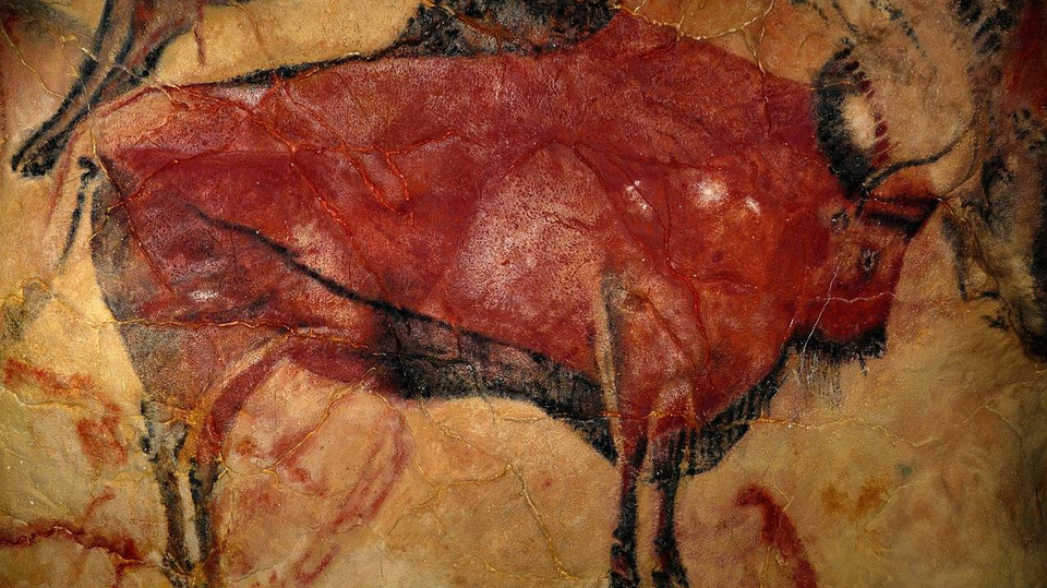 Бизон, пещера Альтамира, Испания, эпоха верхнего палеолита