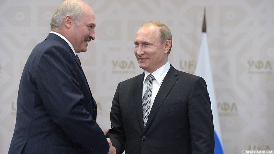 Встреча с Президентом Белоруссии Александром Лукашенко Президент