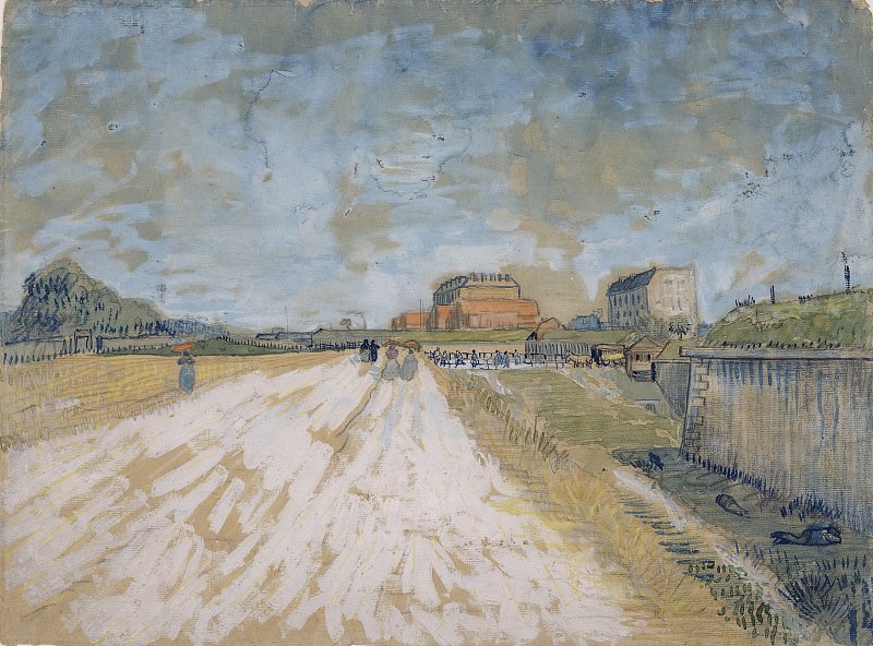 Винсент Ван Гог. Дорога вдоль парижских укреплений. 1887