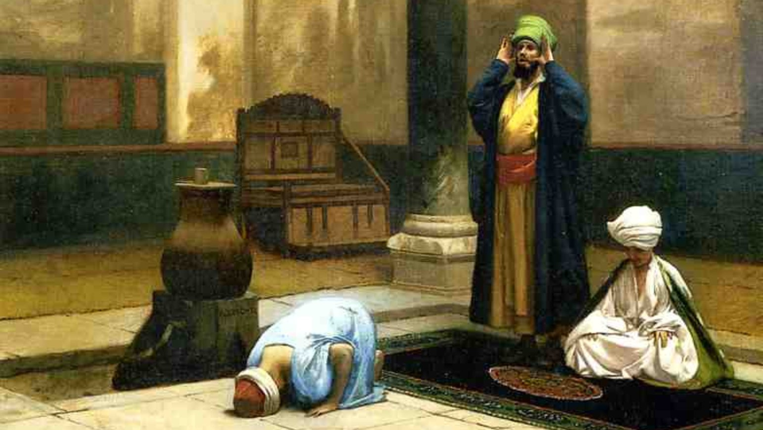 Жан-Леон Жером. Молитва в мечети. 1880