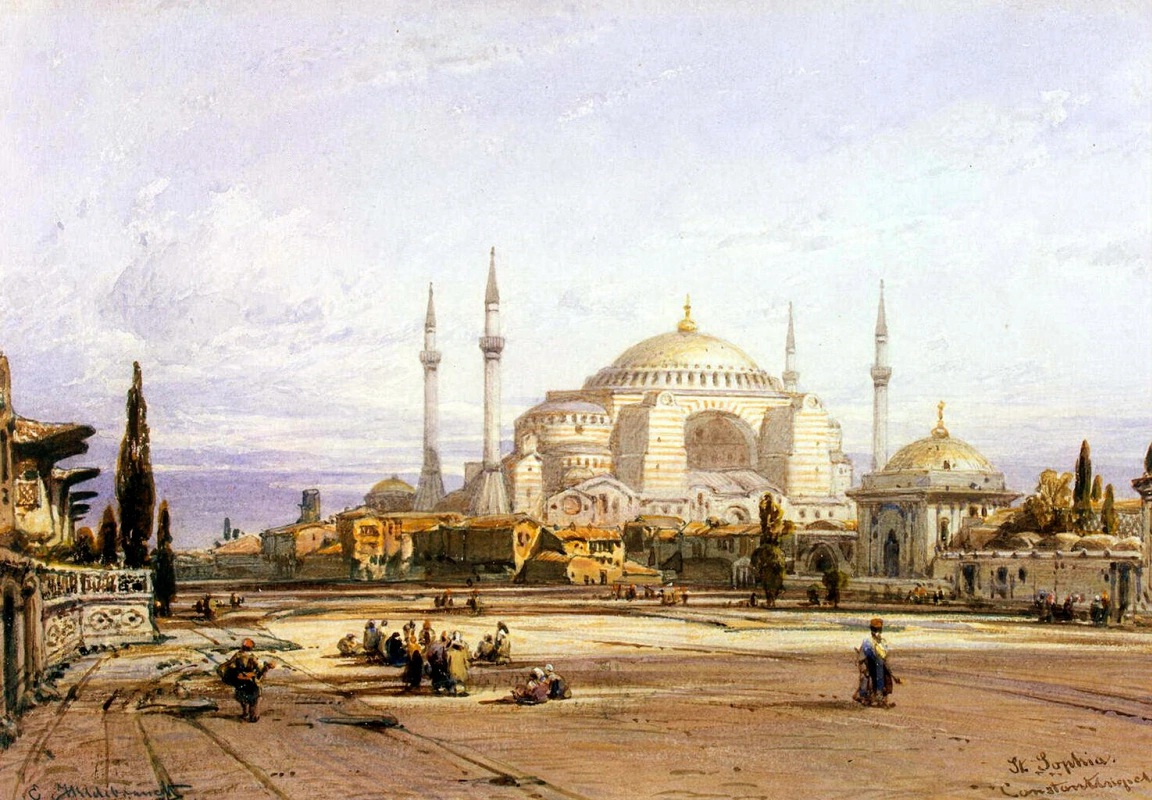 Эдуард Хильдебрандт. Храм Святой Софии в Константинополе