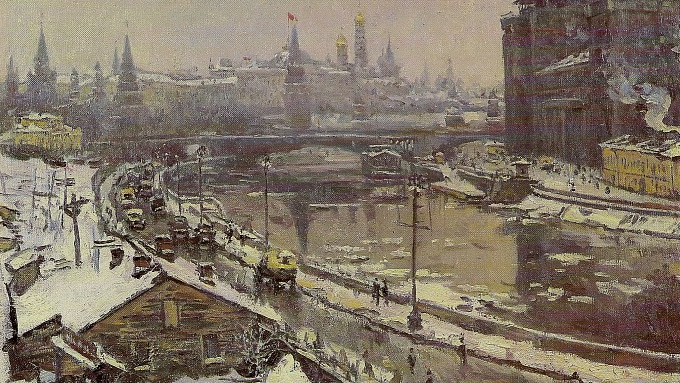 Виктор Апфельбаум. Мокрая зима. 1958