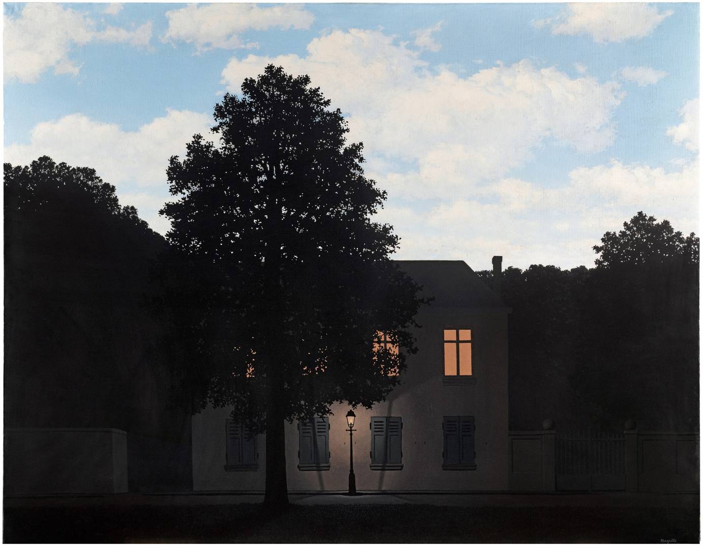 René Magritte, L’empire des lumières, 1961