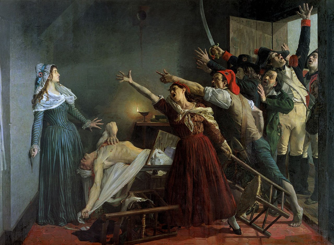 Жан Жозеф Вертс. Убийство Марата. 1886