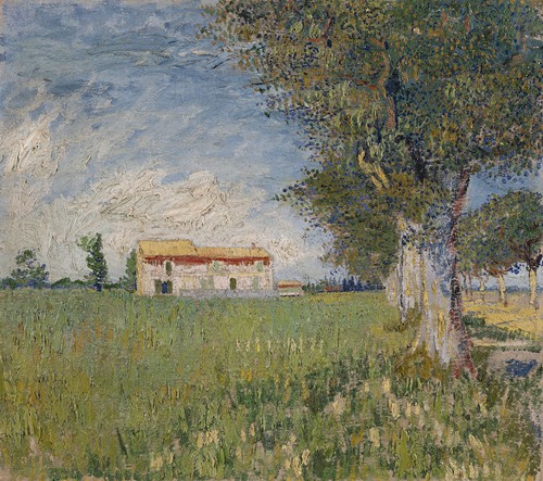 Винсент ван Гог. Фермерский дом на пшеничном поле