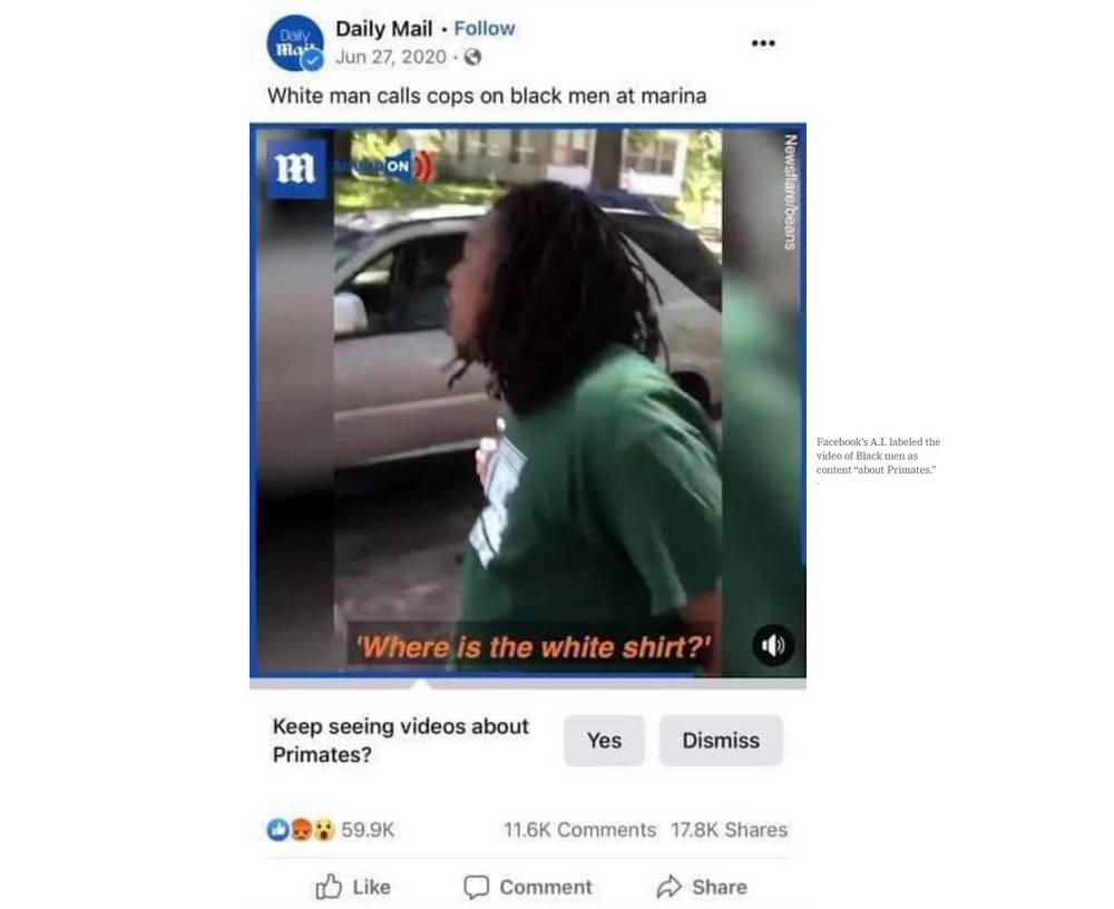 Расизм Facebook