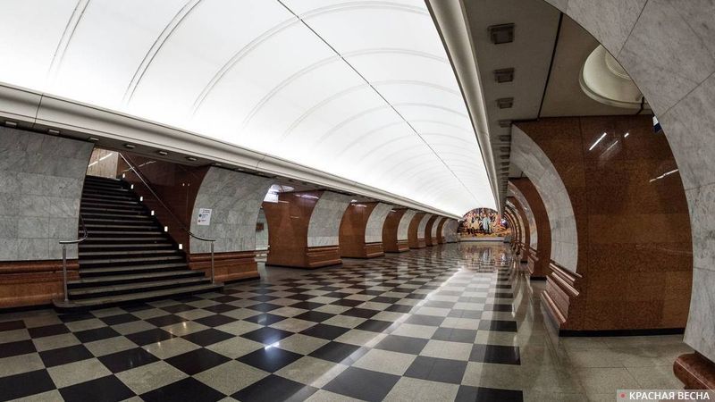 Москва, станция метро Парк Победы