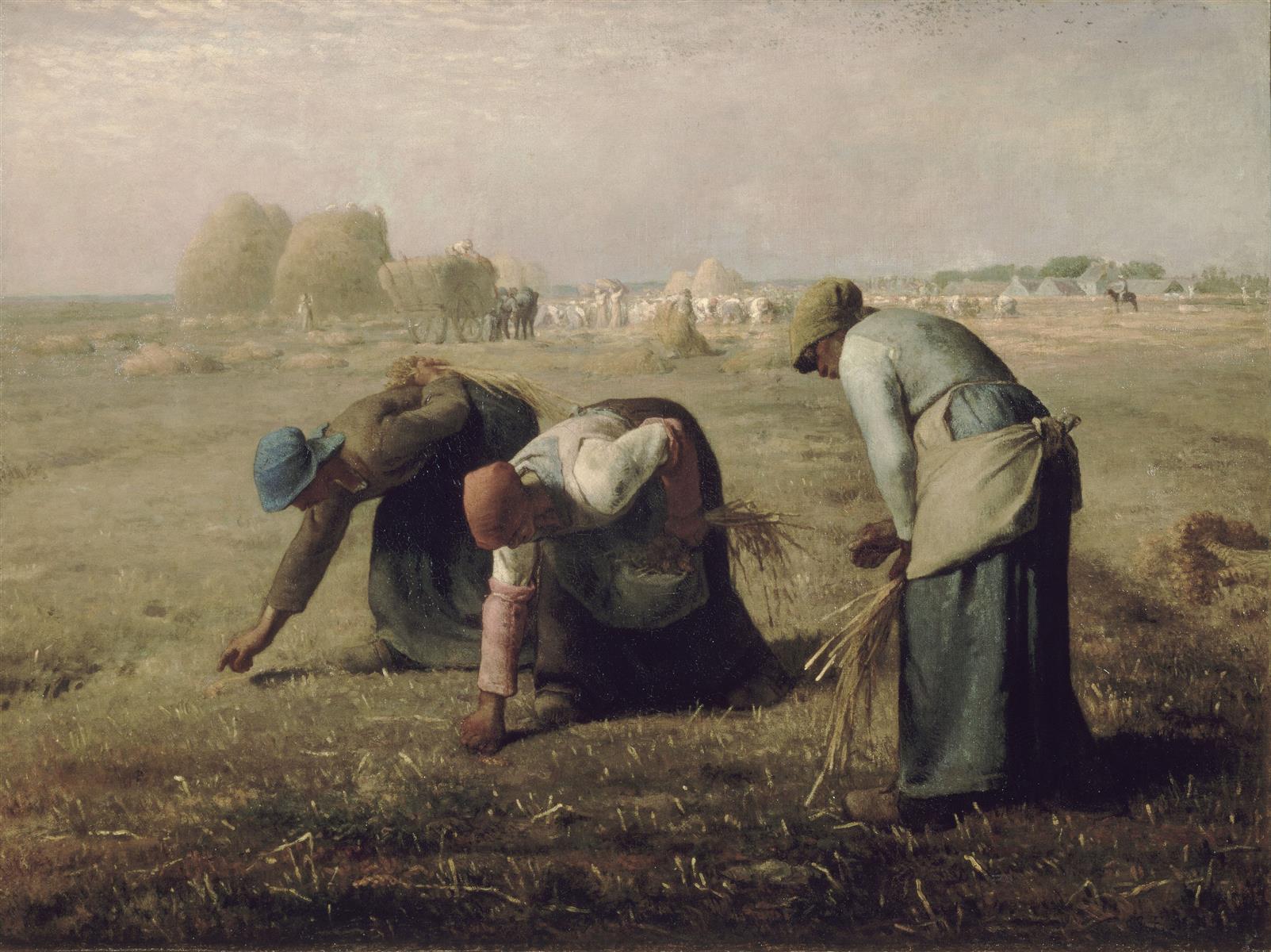 Жан-Франсуа Милле. Сборщицы колосьев. 1857