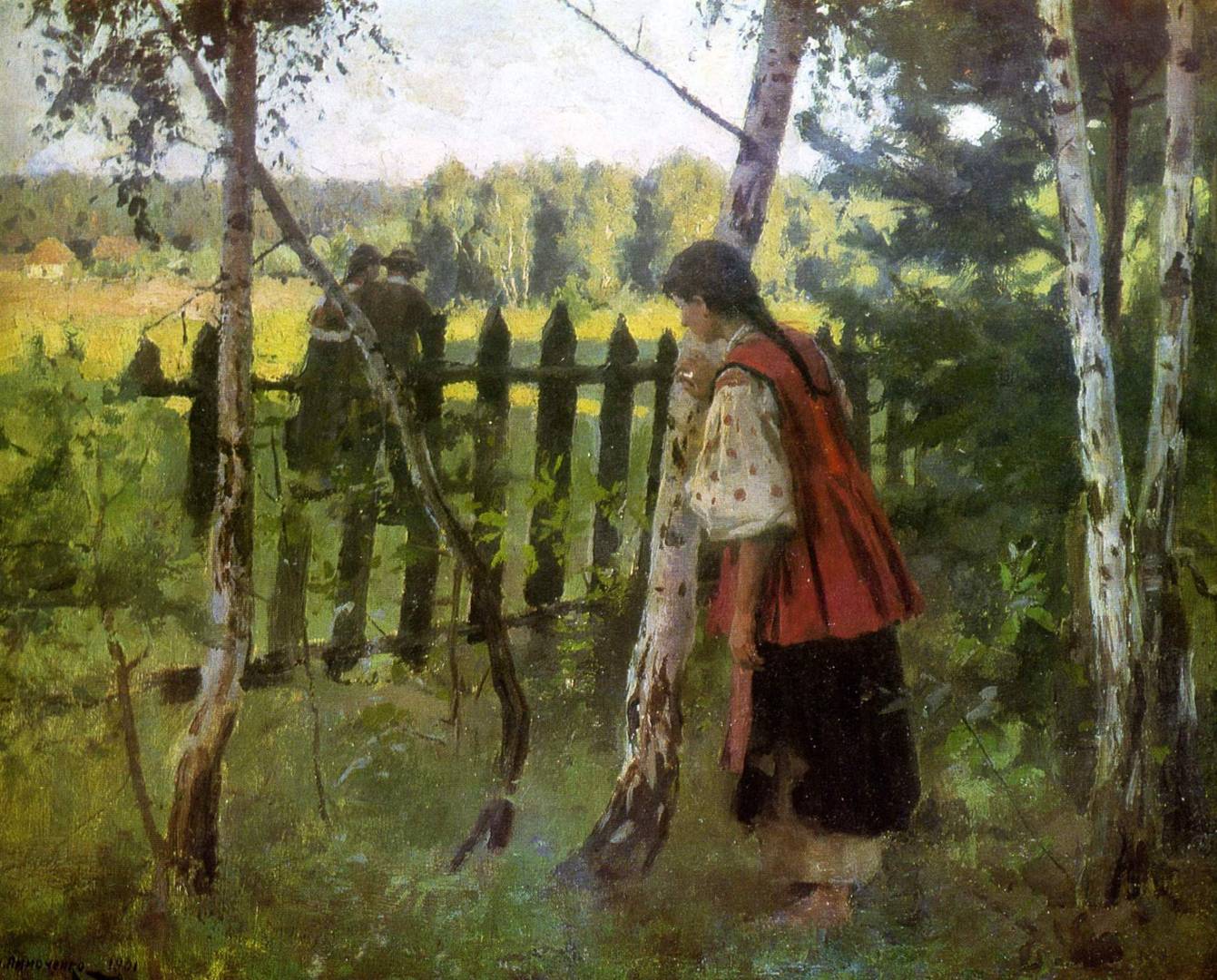 Николай Корнилович Пимоненко. Ревность. 1901