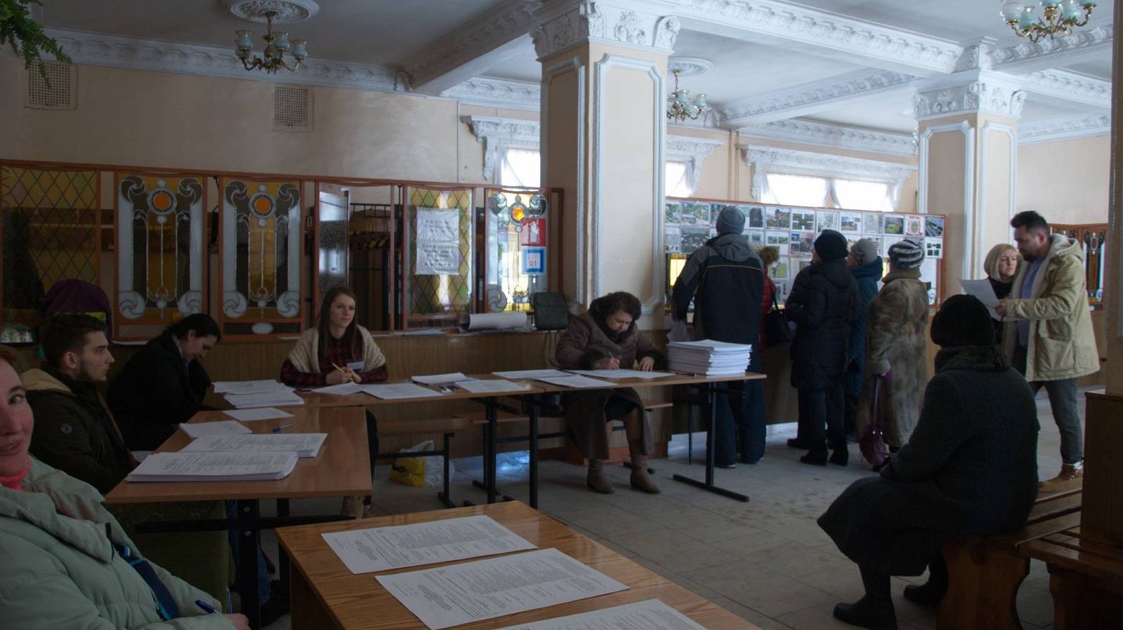 Участок, где проводится рейтинговое голосование по вопросам благоустройства города Брянска.