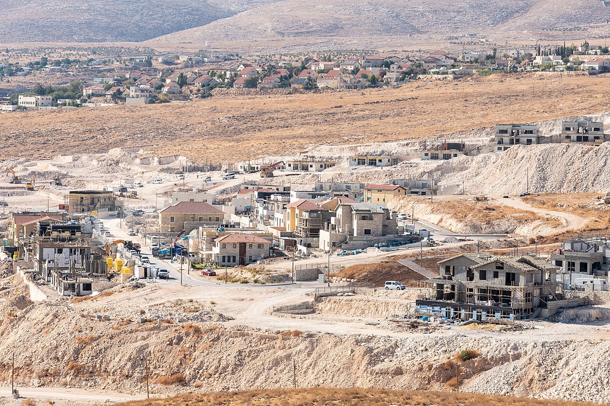 Израильские поселения возле Вифлеема на Западном берегу