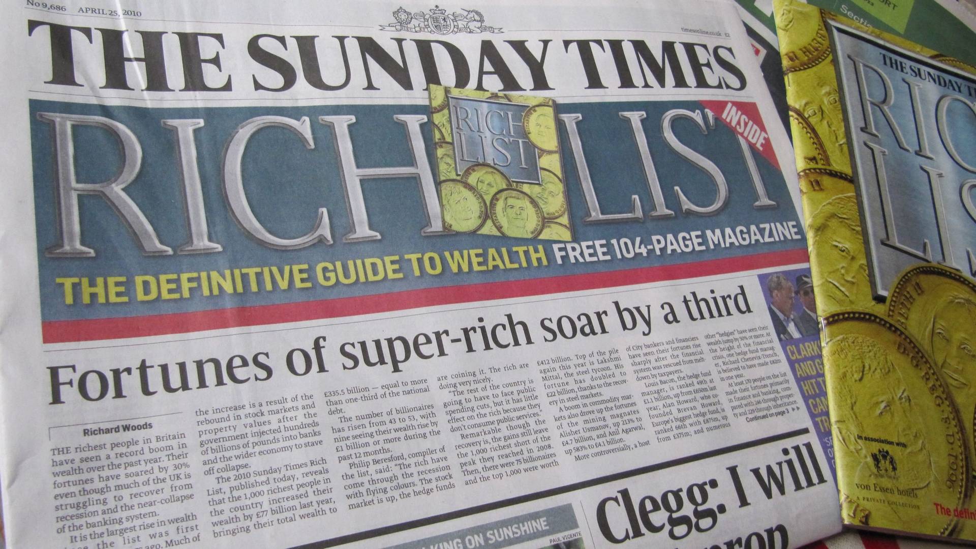 The Sunday Times Rich List 2010