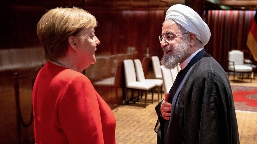 Ангела Меркель и Хасан Рухани