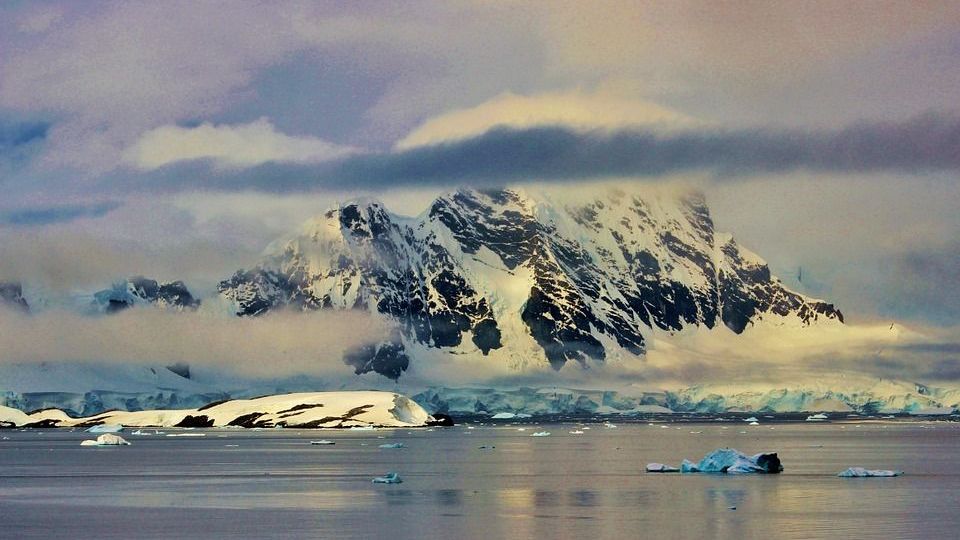 Антарктида, южный полюс