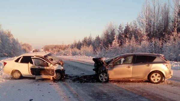 На 27 километре автодороги «Нягань — Талинка»